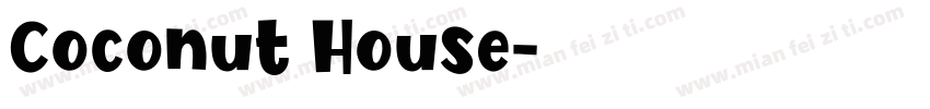 Coconut House字体转换